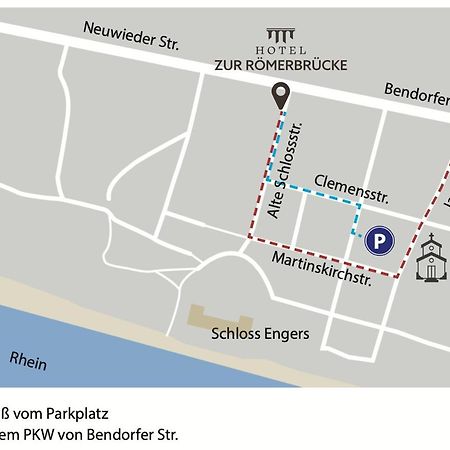 Hotel Zur Roemerbruecke Neuwied Eksteriør bilde